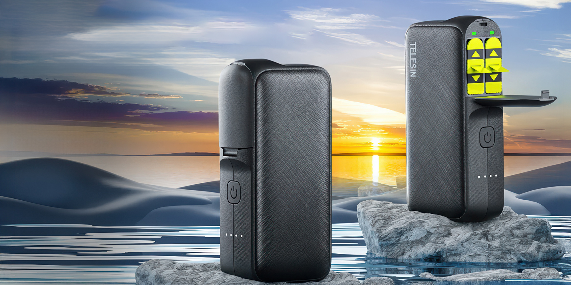 Power Bank Telesin GP-PB-001 z wbudowaną ładowarką do akumulatorów GoPro Hero 5 / 6  / 7 / 8 / 9 / 10 / 11 / 12